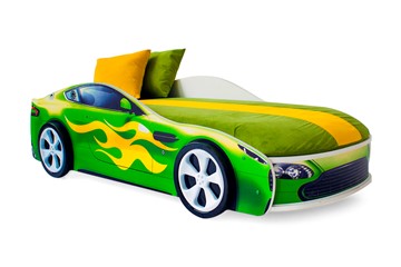 Кровать-машина в детскую Бондимобиль зеленый в Грозном