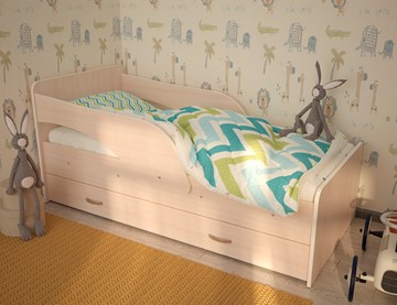 Детская кровать для девочки Максимка, цвет Млечный дуб в Грозном