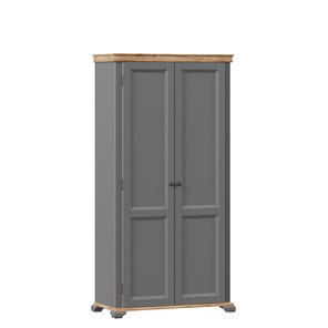 Шкаф в гостинную двухстворчатый Амели (Оникс серый) ЛД 642.880 в Грозном