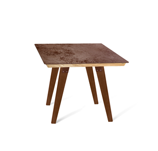 Керамический кухонный стол SHT-TU16 (4 шт.)/ТT8 60/60 (темный орех/прозрачный лак/коричневая сепия) в Грозном