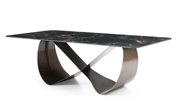 Керамический кухонный стол DT9305FCI (240) черный керамика/бронзовый в Грозном