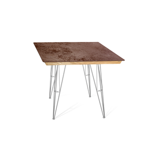 Керамический кухонный стол SHT-TU10 (4 шт.)/ТT8 60/60 (хром лак/прозрачный лак/коричневая сепия) в Грозном