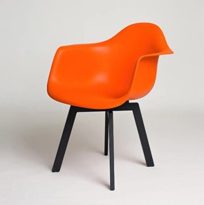 Кухонный стул derstuhl DSL 330 Grand Black (Оранжевый) в Грозном
