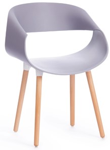 Кухонный стул QXX (mod. C1058) 54х56х78 серый 024 /натуральный арт.15194 в Грозном