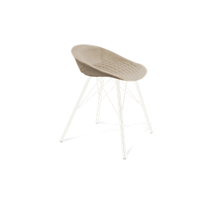 Обеденный стул SHT-ST19-SF1 / SHT-S37 (ванильный крем/белый муар) в Грозном