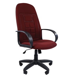 Офисное кресло CHAIRMAN 727 ткань ст., цвет бордо в Грозном