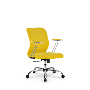 Офисное кресло SU-Mr-4/подл.078/осн.003 желтый в Грозном