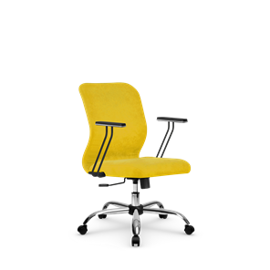 Кресло офисное SU-Mr-4/подл.110/осн.003 желтый в Грозном
