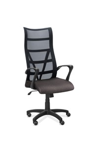 Кресло в офис Топ, сетка/ткань Bahama / черная/серая в Грозном