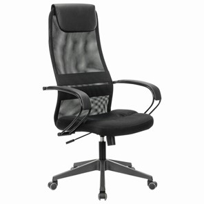 Кресло офисное Brabix Premium Stalker EX-608 PL (ткань-сетка/кожзам, черное) 532090 в Грозном