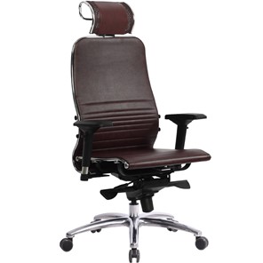 Кресло офисное Метта Samurai K-3.04 темно-бордовый в Грозном