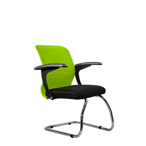 Офисный стул Метта SU-M-4/подл.160/осн.007, Зеленый/Черный в Грозном