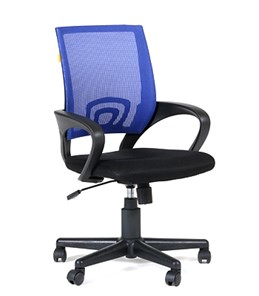 Офисное кресло CHAIRMAN 696 black Сетчатый акрил DW61 синий в Грозном