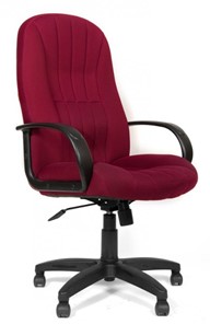 Кресло офисное CHAIRMAN 685, ткань TW 13, цвет бордо в Грозном