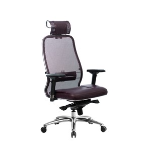 Офисное кресло Samurai SL-3.04, темно-бордовый в Грозном