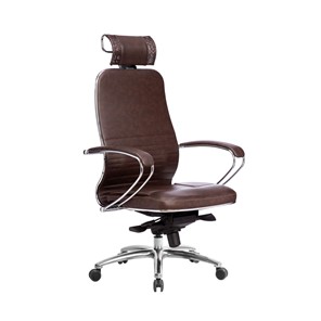 Кресло офисное Метта Samurai KL-2.04, темно-коричневый в Грозном