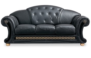 Раскладной диван Versace (3-х местный) black в Грозном