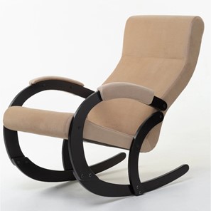 Кресло-качалка в гостиную Корсика, ткань Amigo Beige 34-Т-AB в Грозном