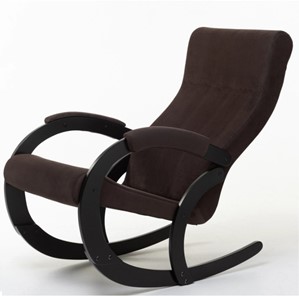 Кресло-качалка в гостиную Корсика, ткань Amigo Coffee 34-Т-AC в Грозном