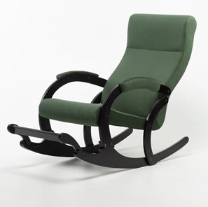 Кресло-качалка в гостиную Марсель, ткань Amigo Green 33-Т-AG в Грозном