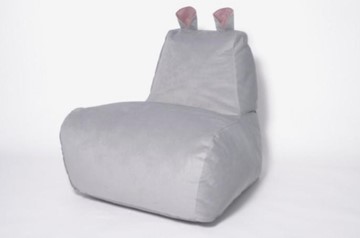Кресло-мешок Бегемот серый в Грозном
