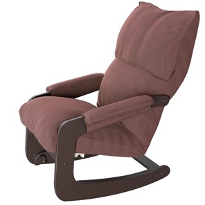 Кресло Трансформер Амадео ВСК №81 (каркас венге, сиденье коричнево-розовое) в Грозном