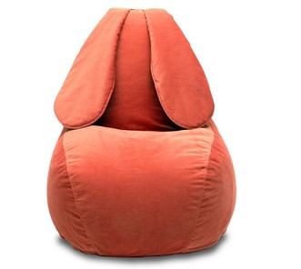 Кресло-мешок Зайка (длинные уши), оранжевый в Грозном