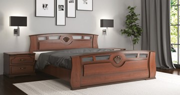 Двуспальная кровать СВ-Стиль Жемчужина 160*200 с основанием в Грозном