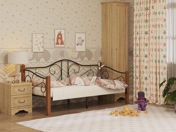Детская кровать Гарда 7, 90х200, черная в Грозном