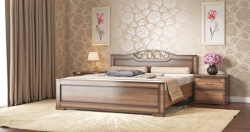 Полуторная кровать СВ-Стиль Жасмин 140*200 с основанием в Грозном