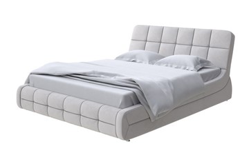 Двуспальная кровать Corso-6 200х200, Велюр (Ultra Серый камень) в Грозном
