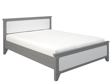 Двуспальная кровать Боринское Соня 1400, Серый/Белый в Грозном