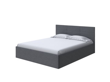 Кровать двуспальная Vector Plus 160х200, Рогожка (Savana Grey (серый)) в Грозном