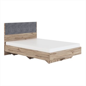 Кровать Николь (мод.1.1) 1,4 серый текстиль, с ортопедическим основанием в Грозном