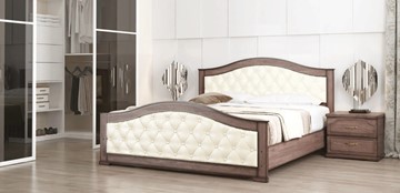 Кровать в спальню СВ-Стиль Стиль 1, 160х200, кожзам, с основанием в Грозном
