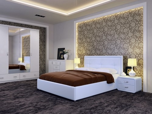 Двуспальные кровати со спальным местом размером 180х200 см