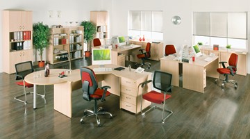 Набор мебели в офис Формула (вяз светлый) в Грозном
