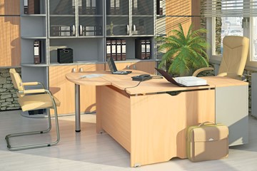 Комплект офисной мебели Милан для руководителя отдела в Грозном