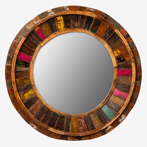 Зеркало настенное Myloft Маниша круглое в Грозном