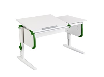 Растущий стол 1/75-40 (СУТ.25) белый/белый/Зеленый в Грозном