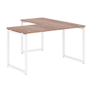 Письменный стол угловой левый XTEN-Q Дуб-сонома- белый XQCT 1415 (L) (1400х1500х750) в Грозном