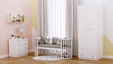 Кроватка детская POLINI Kids Simple 911 Белый в Грозном - предосмотр 8