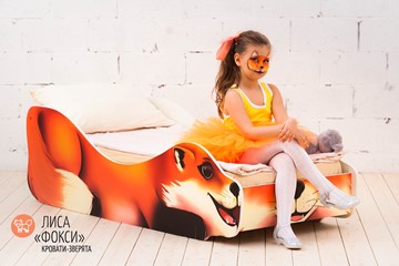 Детская кровать-зверёнок Лиса-Фокси в Грозном - предосмотр 1