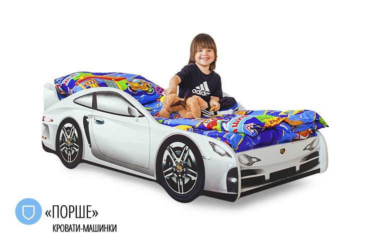 Кровать-машина детская Porsche в Грозном - изображение 1