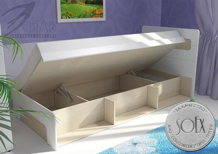 Кровать с подъемным механизмом Палермо-Юниор без вставок в Грозном - изображение 2