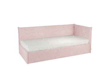 Кровать детская 0.9 Бест (Тахта), нежно-розовый (велюр) в Грозном
