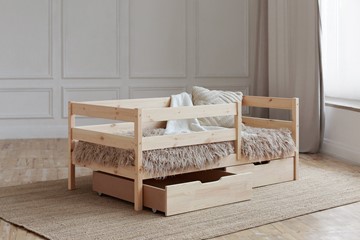 Кровать детская Софа с ящиками, без покраски в Грозном - предосмотр 1
