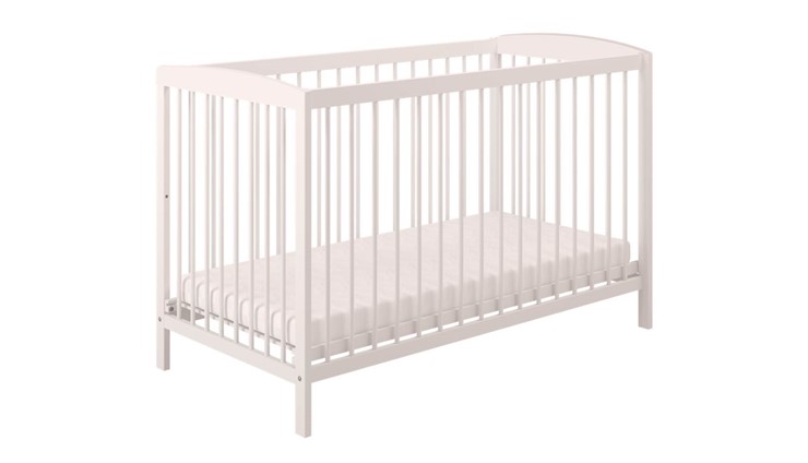 Кроватка для новорожденных POLINI Kids Simple 101 Белый в Грозном - изображение 1
