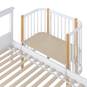 Детская кровать POLINI Kids Simple 105 Белый / Бук в Грозном - предосмотр 3