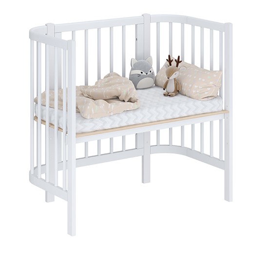 Приставная кровать POLINI Kids Simple 105 Белый в Грозном - изображение 1